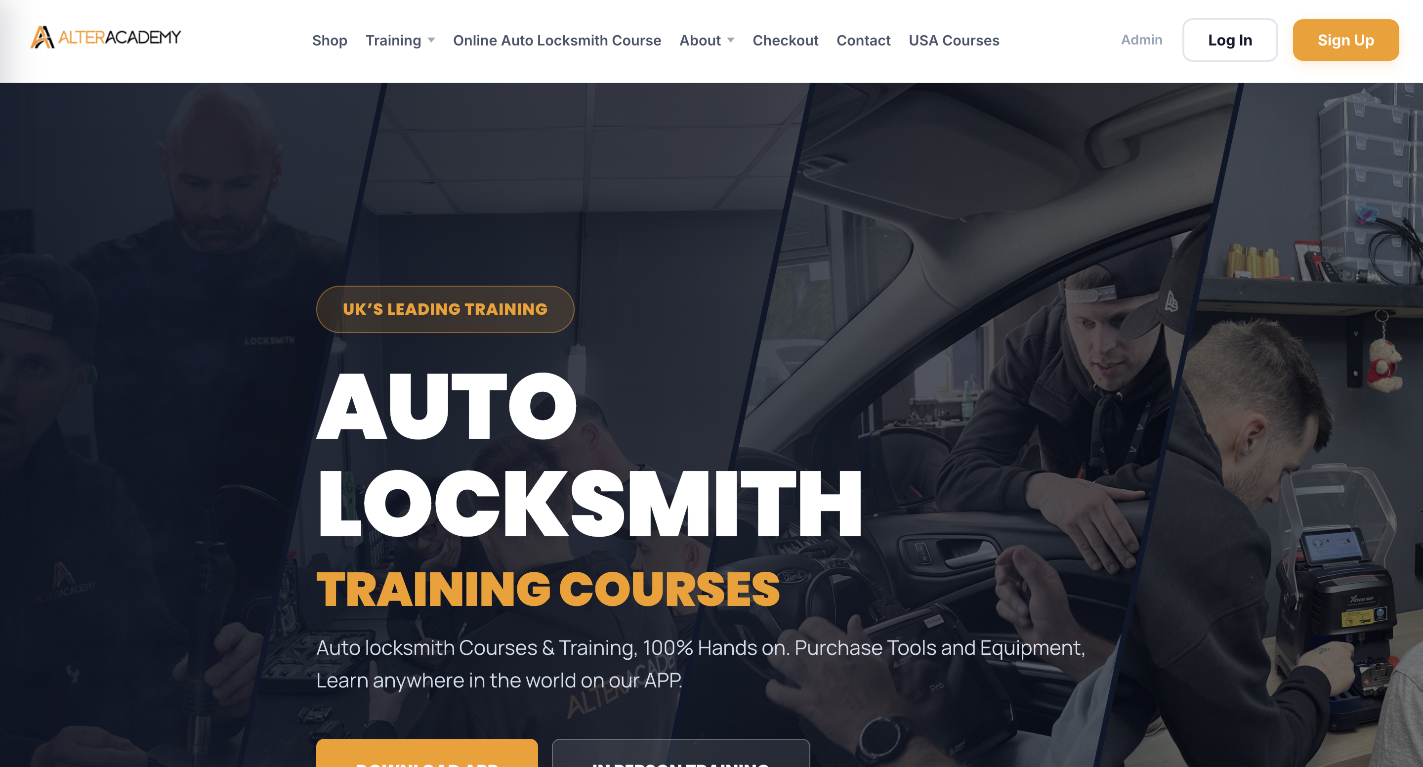 Alter Academy website